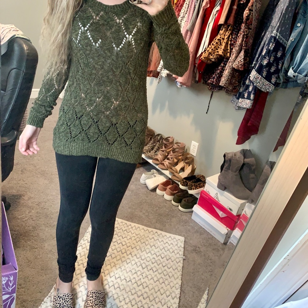 Green sweater